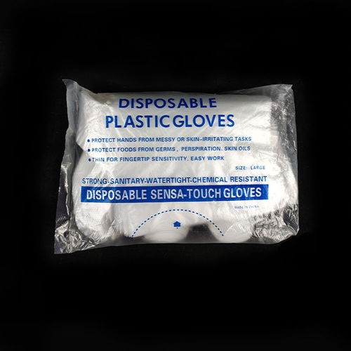 一次性加厚手套食品餐饮透明手套薄膜美容塑料PE龙虾家务防水手套